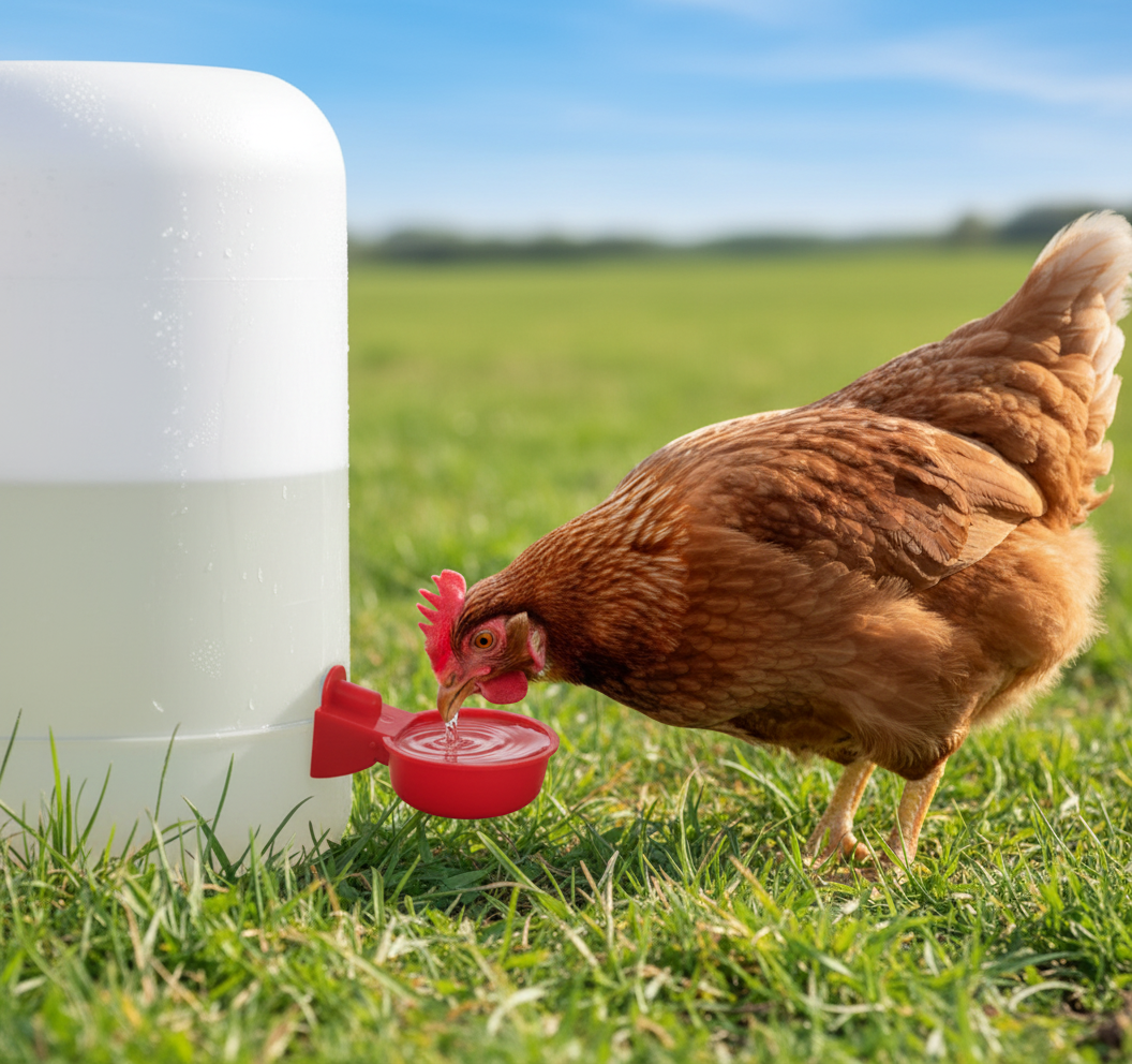 Abreuvoir automatique poule à coupelle - CupMax