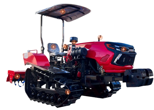 Tracteur à chenilles amphibie 60 ch hydraulique - TractPro-60