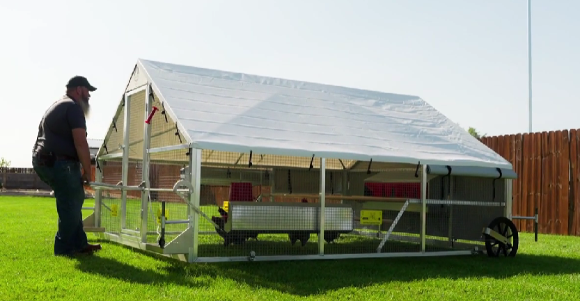 Poulailler mobile - Ecomobile7