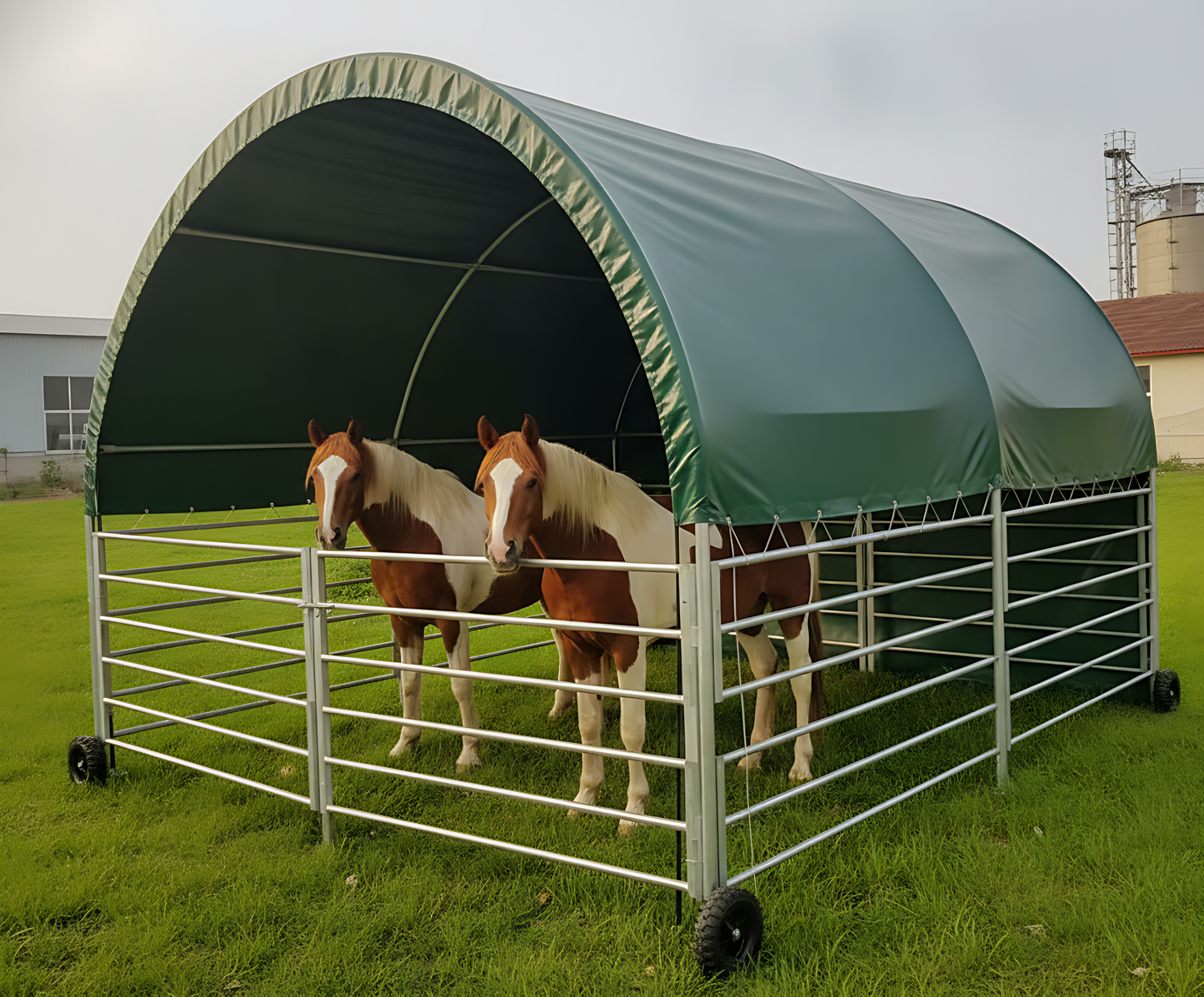 Abri à chevaux mobile 9 m² - Equimobile30