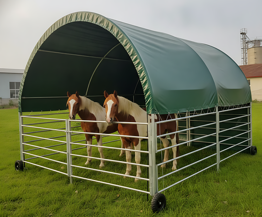 Abri à chevaux mobile 9 m² - Equimobile30